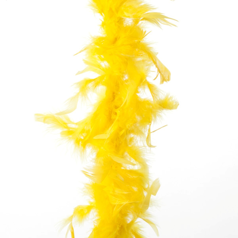 Yellow Turkey Feather Boa 55GM 6 ft 72" Halloween Costume Accessory 721773589638 eBay